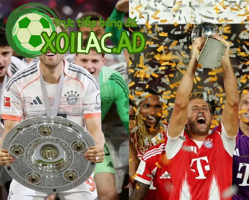 Harry giải cơn khát danh hiệu cùng Bayern Munich. 