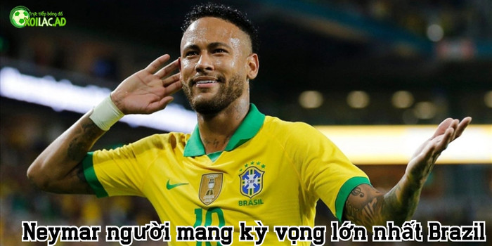 Neymar người mang kỳ vọng nhất Brazil hiện tại